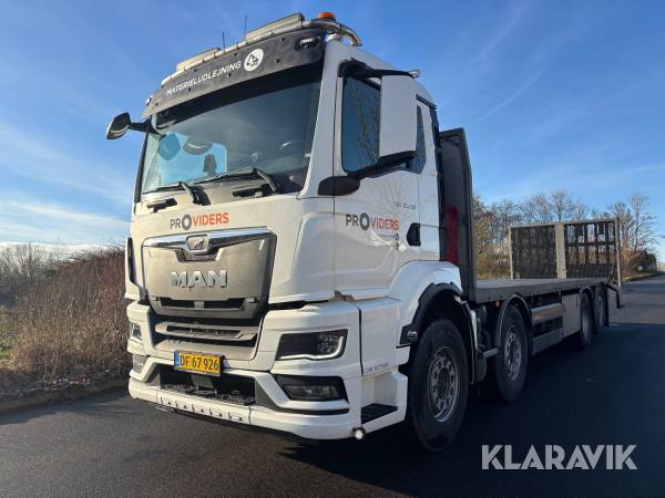 Forvogn med knæklad MAN TGS 35.430 8x2-6 BL CH