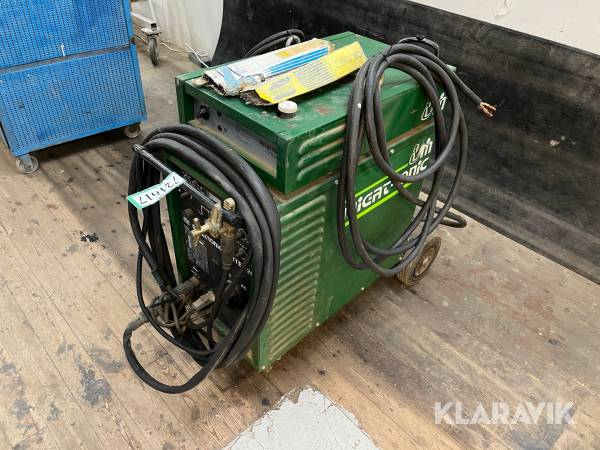 Tig-Svejsemaskine og svejseflaskevogn Migatronic MTE 320