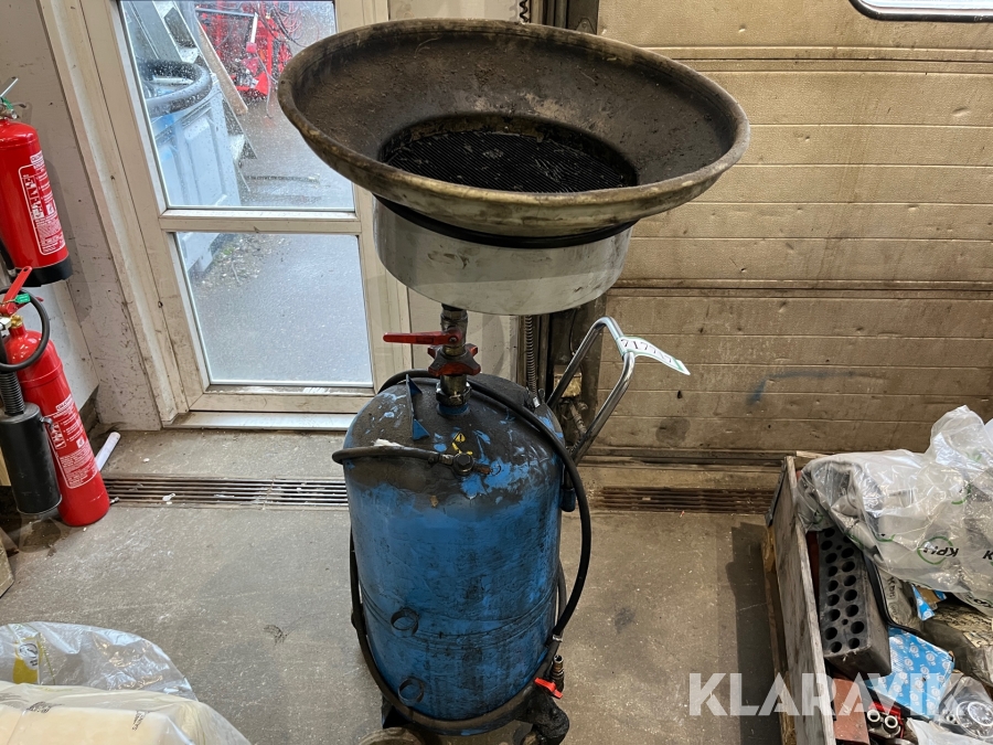 Olieopsamling Alfa bakke og beholder