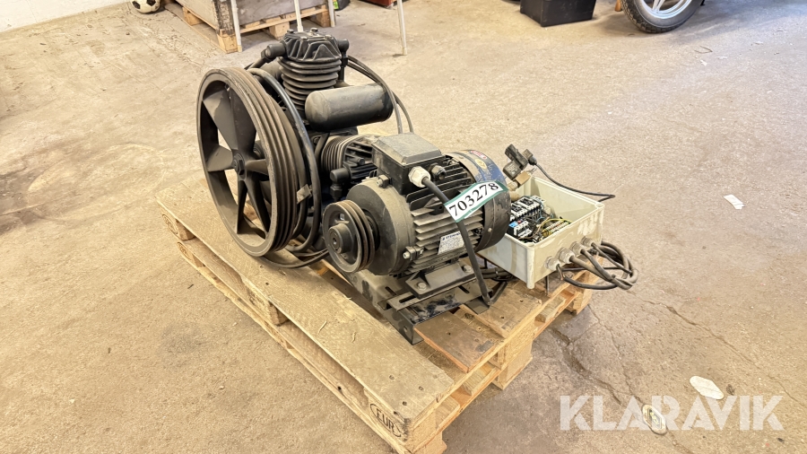 Stenhøj KA112F 7,5 Kw Kraftig stempelkompressor