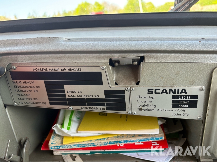 Veteranbrandbil Scania L 80