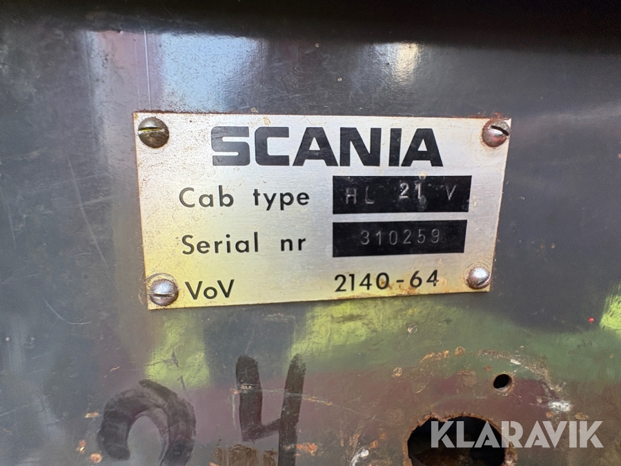 Veteranbrandbil Scania L 80