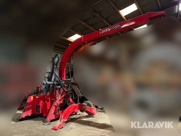 Flishugger Linddana TP 270 PTO K med kranie vogn