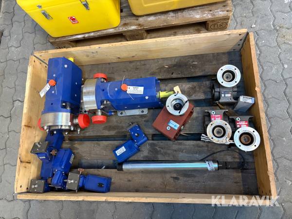 Pumper + Gear Alfa Laval + Swedrive + Sartorius assorteret