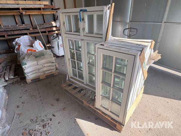 Parti vinduer Velfac 5 styk