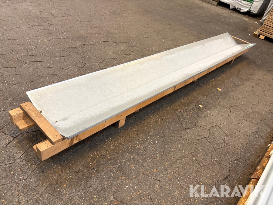 Galvaniseret Rygningsplader - 18 styks