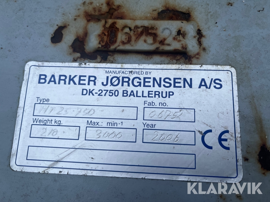 H jtryksbl ser Barker J rgensen HT 25 750 Viborg Klaravik