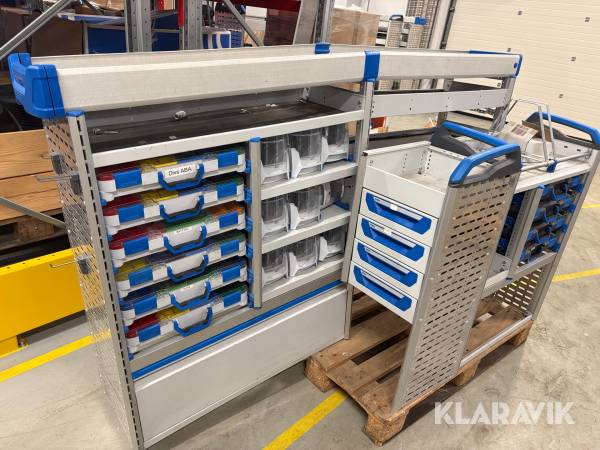 Inventar til kassebil Sortimo - 2 dele