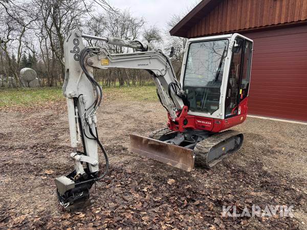 Gravemaskine Takeuchi TB230 med rotortilt