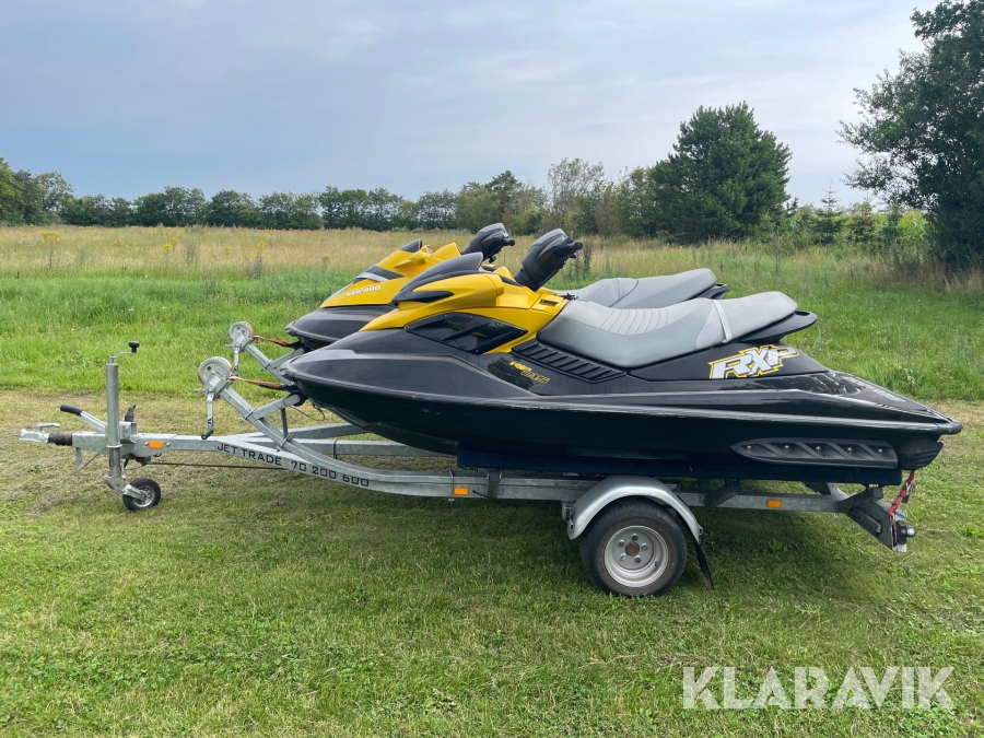 Vandscootere Sea-Doo RXP215 + RXT215 - 2 styk med trailer