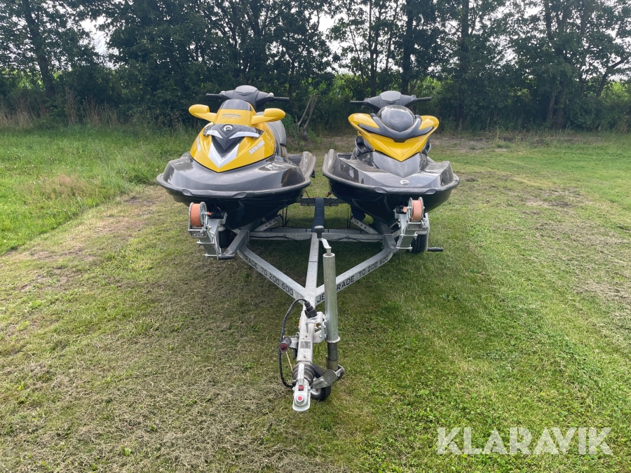 Vandscootere Sea-Doo RXP215 + RXT215 - 2 styk med trailer