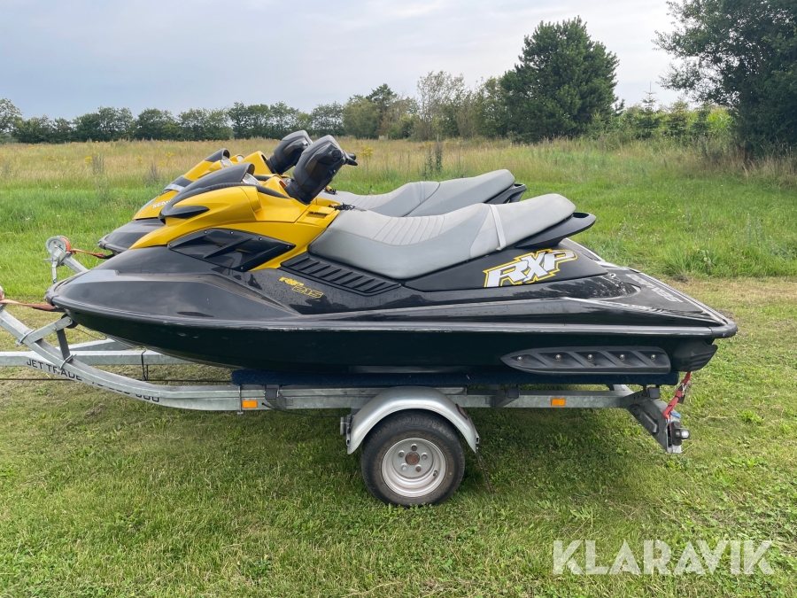 Vandscootere Sea-Doo RXP215 + RXT215 - 2 styk med trailer