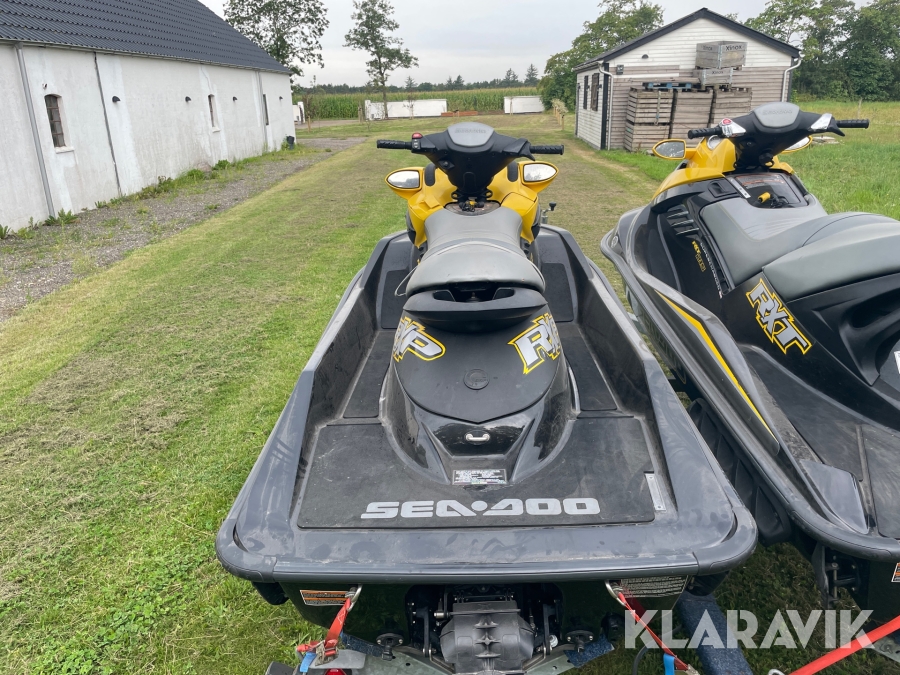 Vandscootere Sea-Doo RXP215 + RXT215 - 2 styk med trailer
