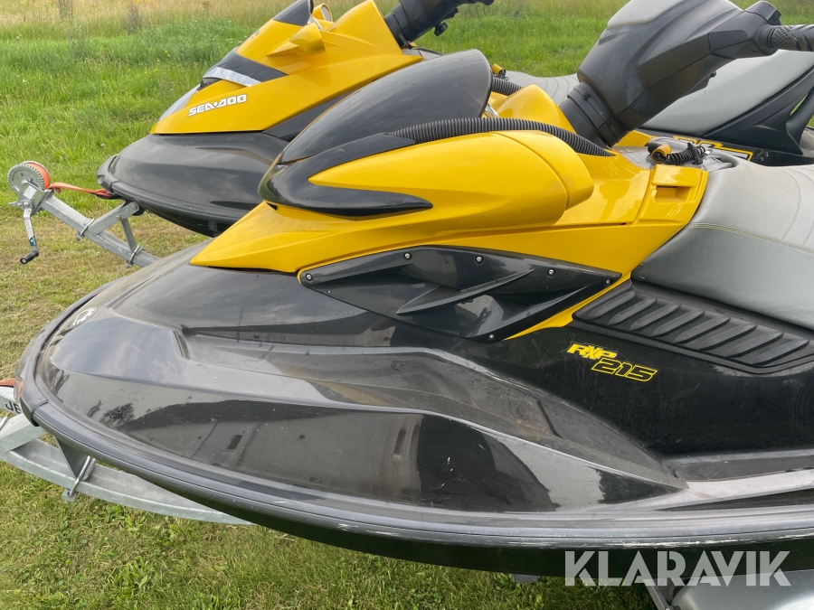 Vandscootere Sea-Doo RXP215 + RXT215 - 2 styk med trailer