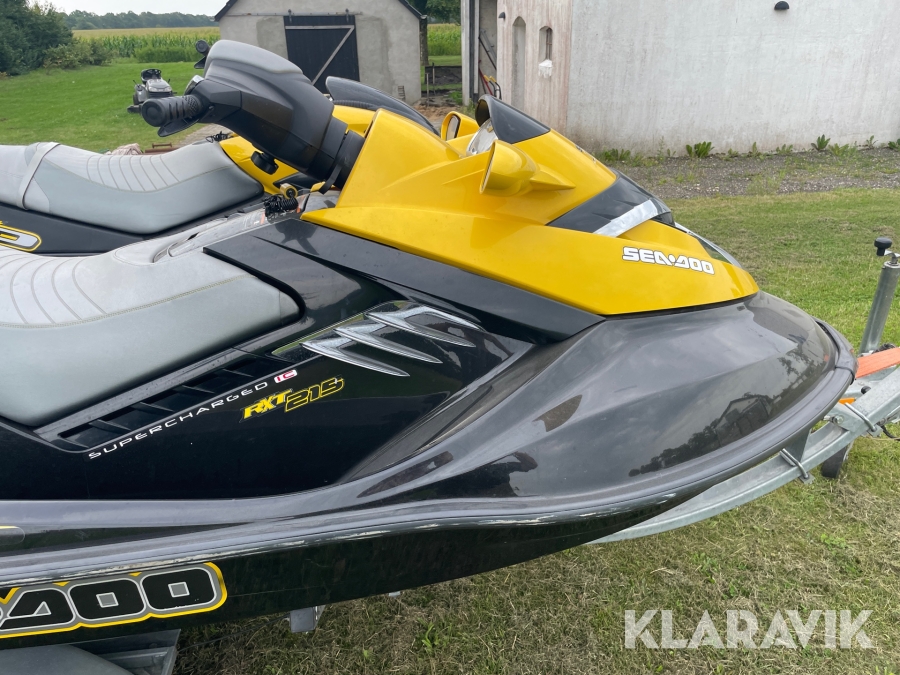 Vandscootere Sea-Doo RXP215 + RXT215 - 2 styk med trailer