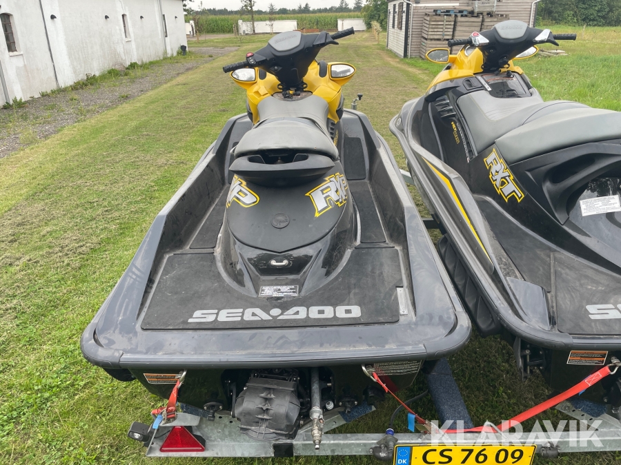 Vandscootere Sea-Doo RXP215 + RXT215 - 2 styk med trailer
