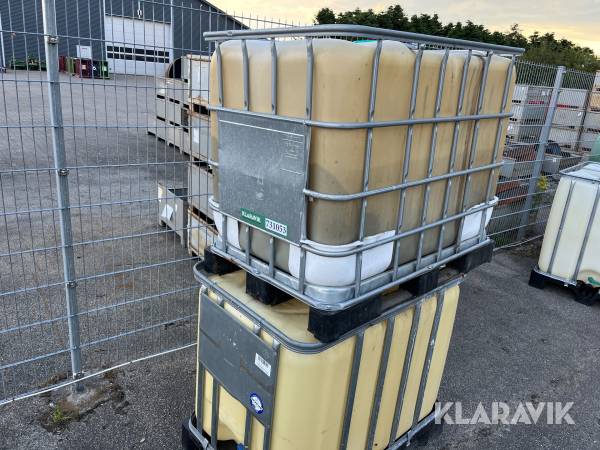 Palletanke 2 styk 600 liter