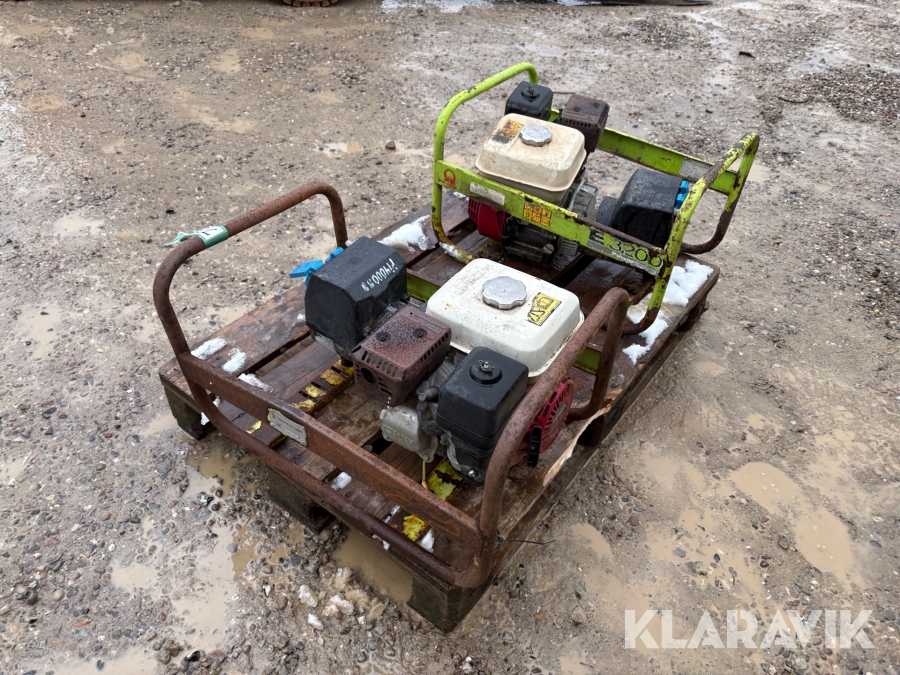 Generatorer Pramac E 3200 - 2 styk