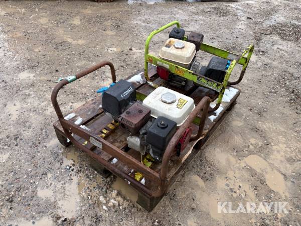 Generatorer Pramac E 3200 - 2 styk