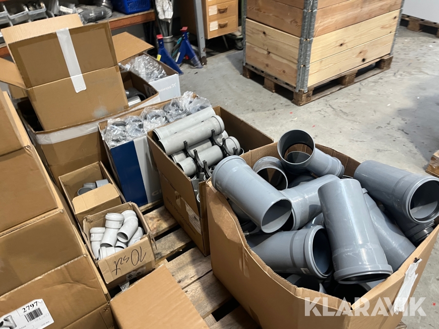Diverse PVC rør Skolan, Fredericia, Klaravik auktioner