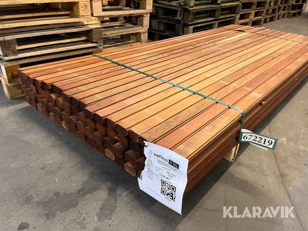 Lister Jatoba Håndlister 36/55 68 styk profil 6