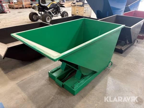 Tipcontainer Intra Materialhantering Tippo 600 Green 1 styk