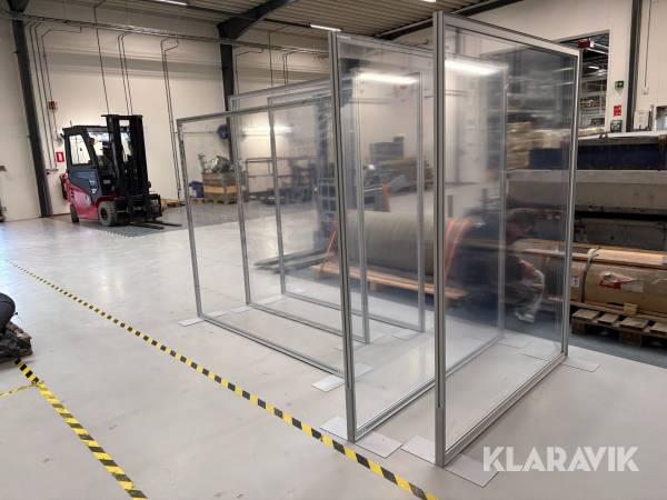 Afskærmingsvæg - 5 styk