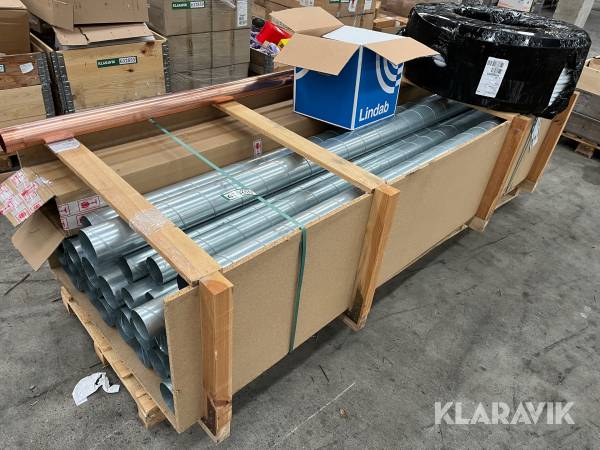 Lot - ventilationsrør, kobberrør, pex rør