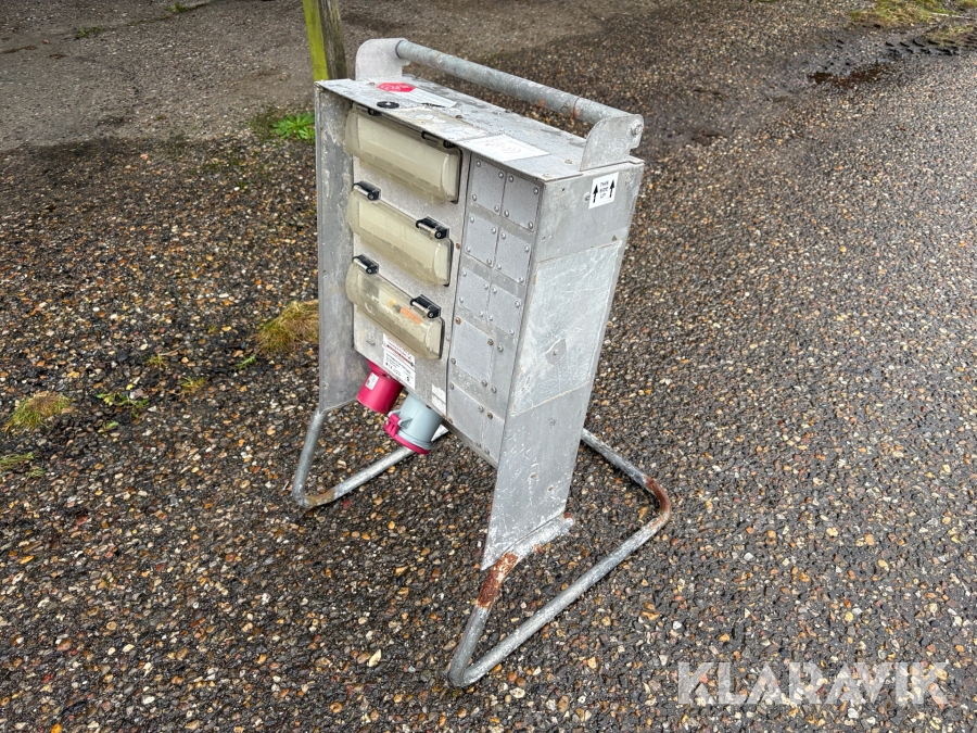 Eltavle 63 amp med måler