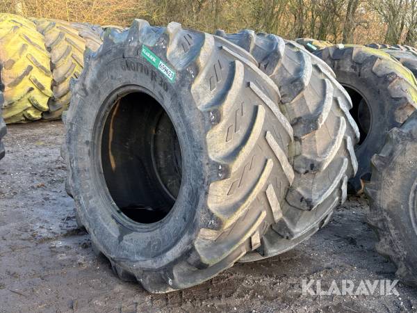 Landbrugsdæk Kleber +Trelleborg 600/70R30 2 styk