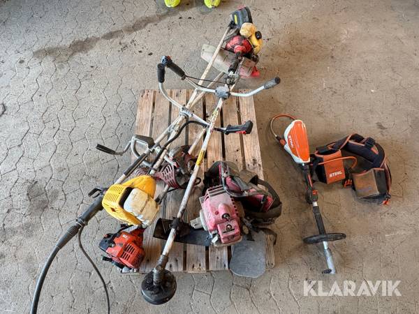 Blandet lot redskaber
