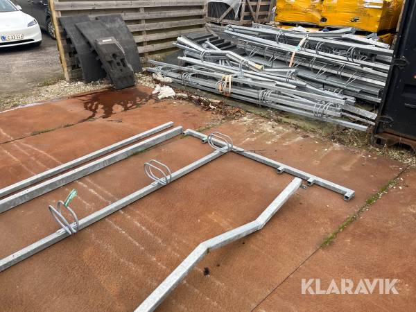 Cykelstativer galvaniserede