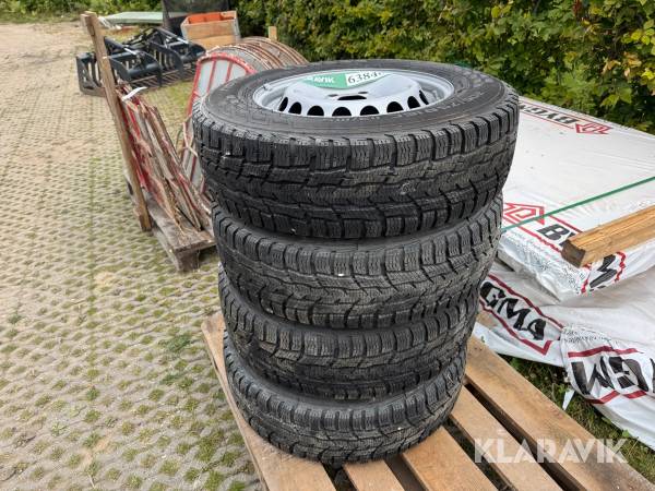 Dæk på fælge Nokian WRC3 studless