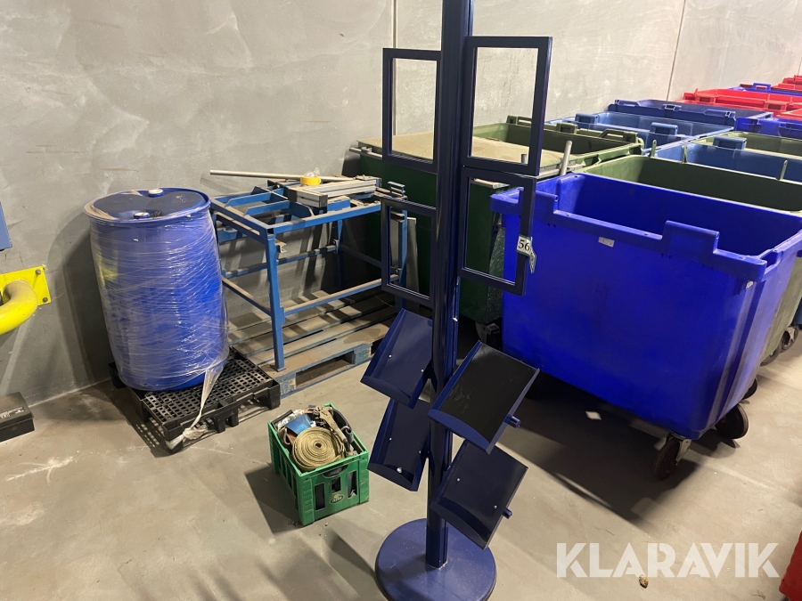 Informationstavle og spændebånd