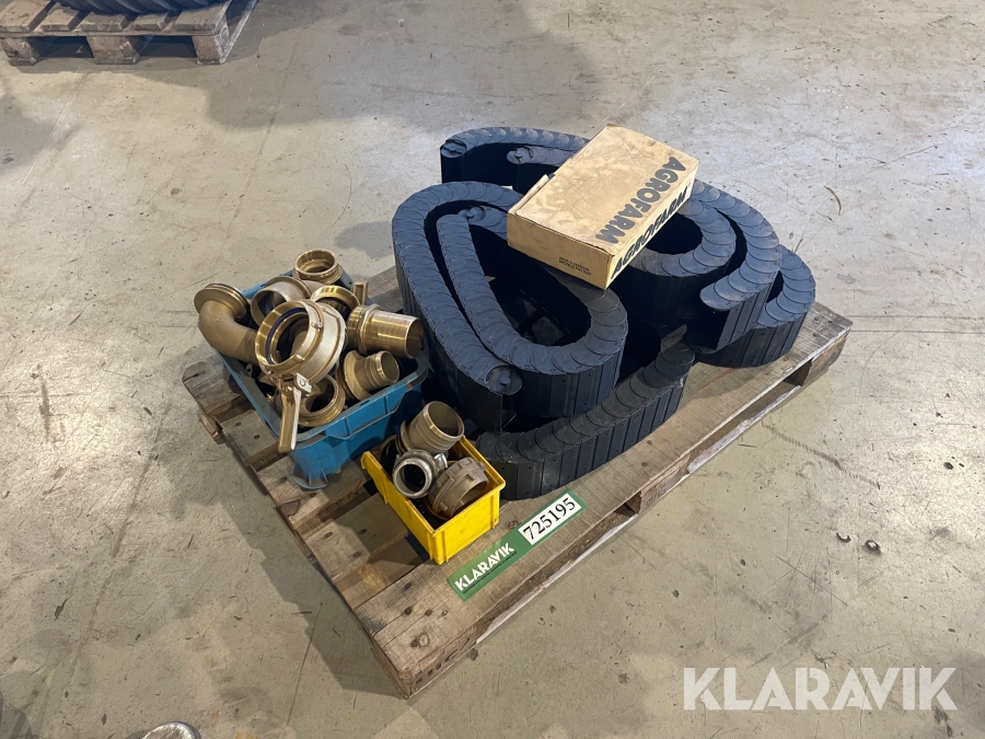 Blandet lot - slangekoblinger - Plastkabelkæder