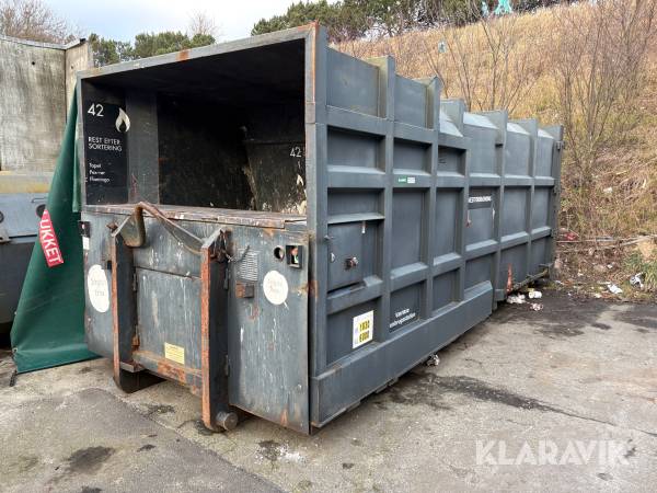 Affaldscontainer/komprimator