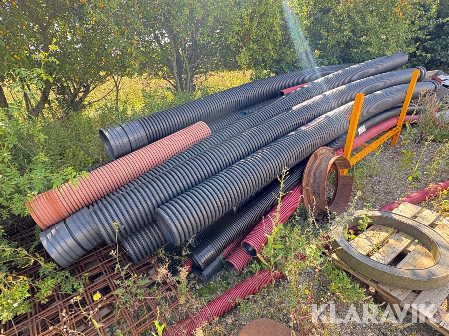 Trækrør og samlemuffer Assorteret parti