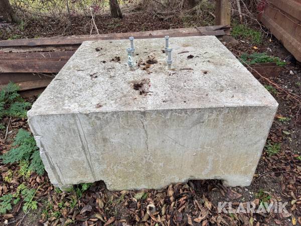 Mast 9 meter med betonfundament