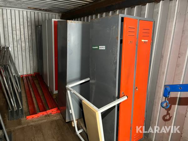 Omklædningsskabe 7 styk