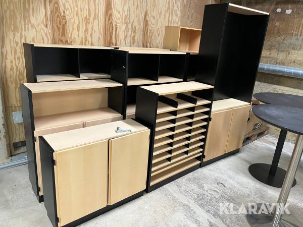 Stort Reolsystem samlet og usamlet