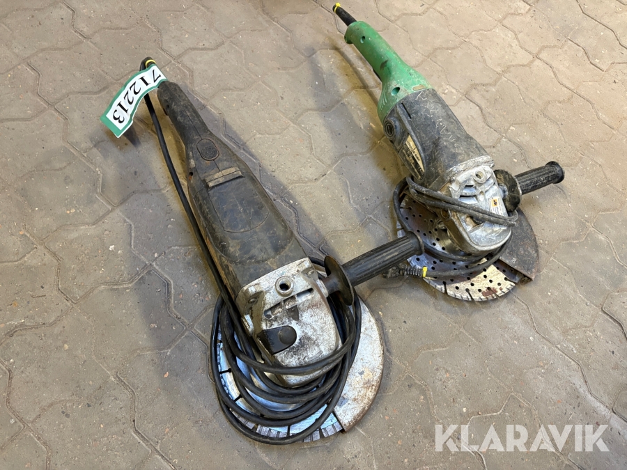 Vinkelslibere - 2 styks