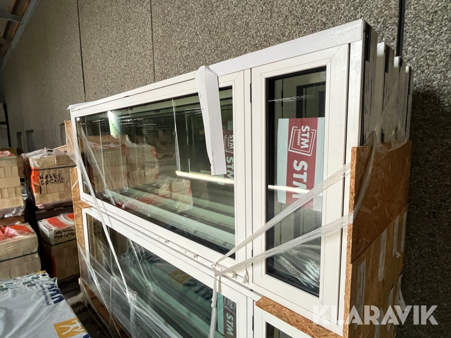 Terrassedør med overparti STM  1 styk