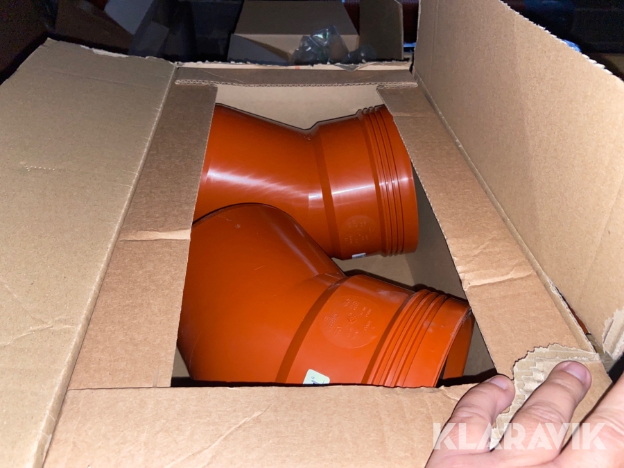 Kloak rør fittings Wavin Nyt, Langeland, Klaravik auktioner