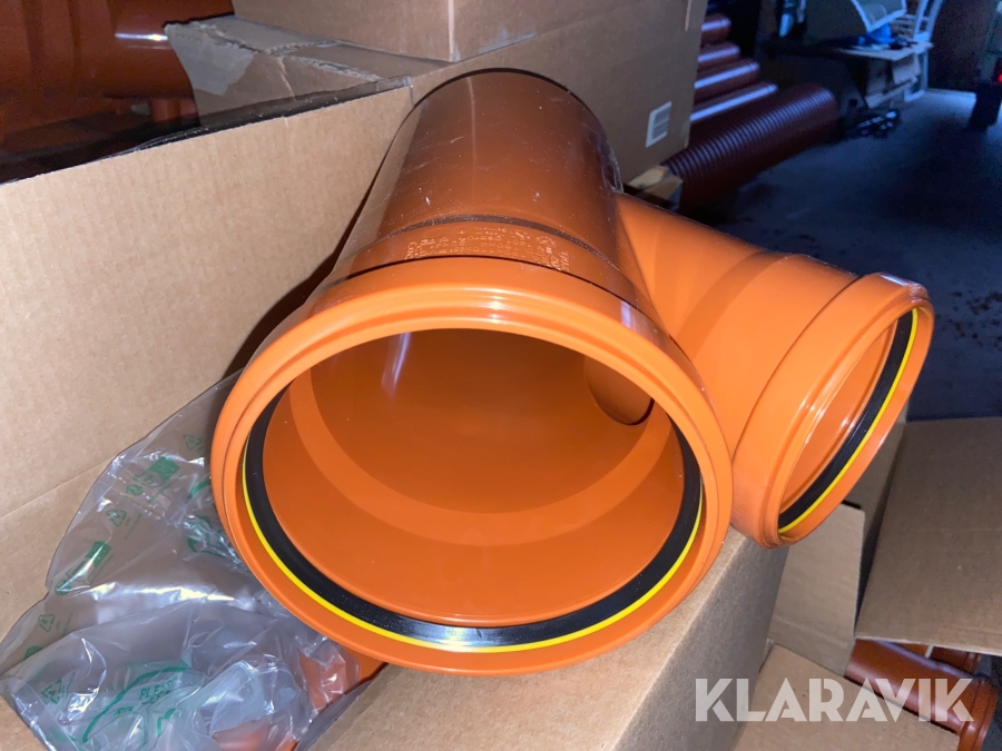 Kloak rør fittings Wavin Nyt, Langeland, Klaravik auktioner