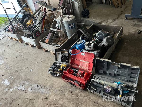 Blandet lot 4 paller