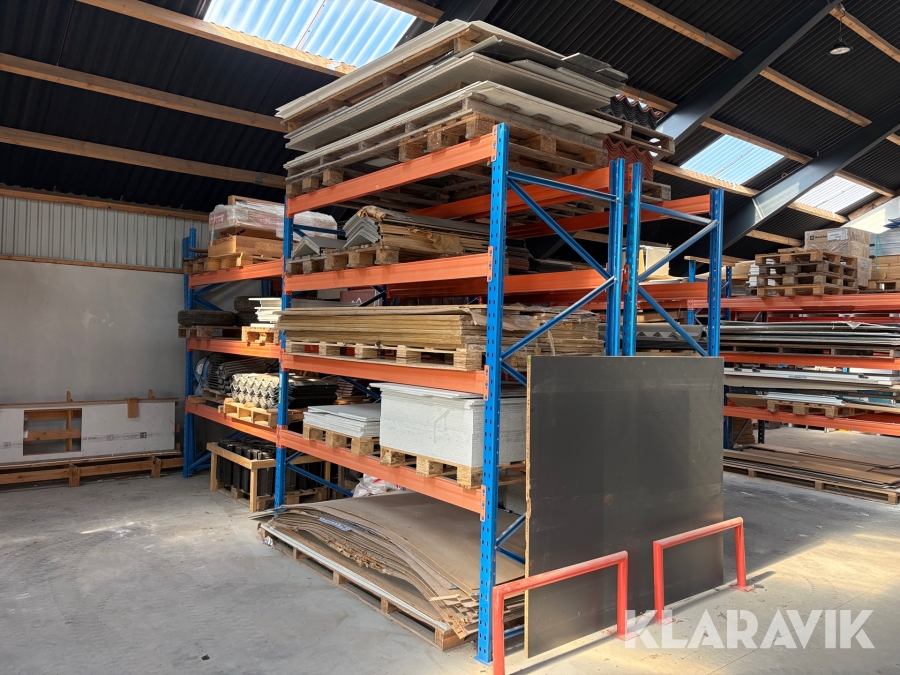 Tagplader, tegl, loftlemme og diverse plader – blandet lot