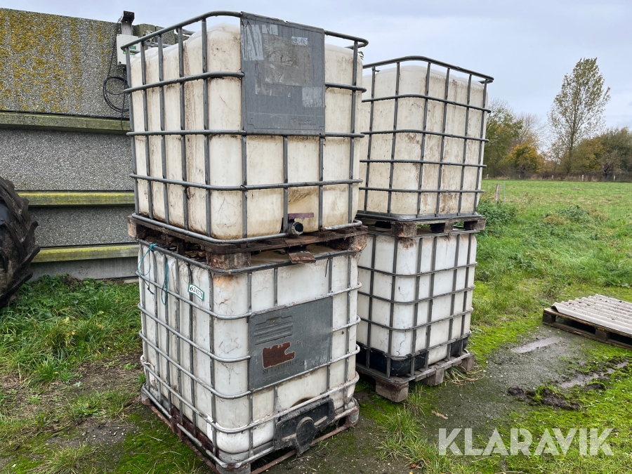 Palletanke Schultz/Vanleer 1000L 4 styk