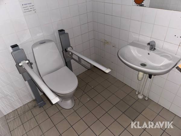 Handicap Toilet og håndvask