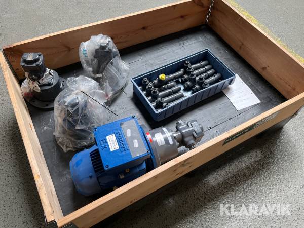 El motor med hydraulik pumpe Rotor