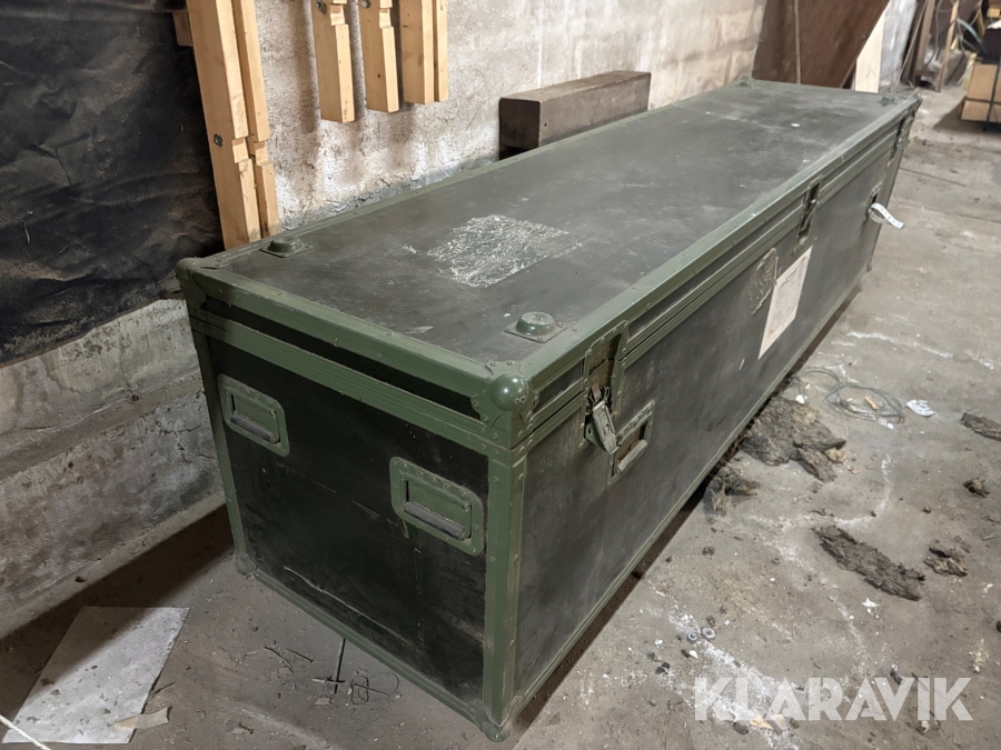 Millitær opbevaringskasse